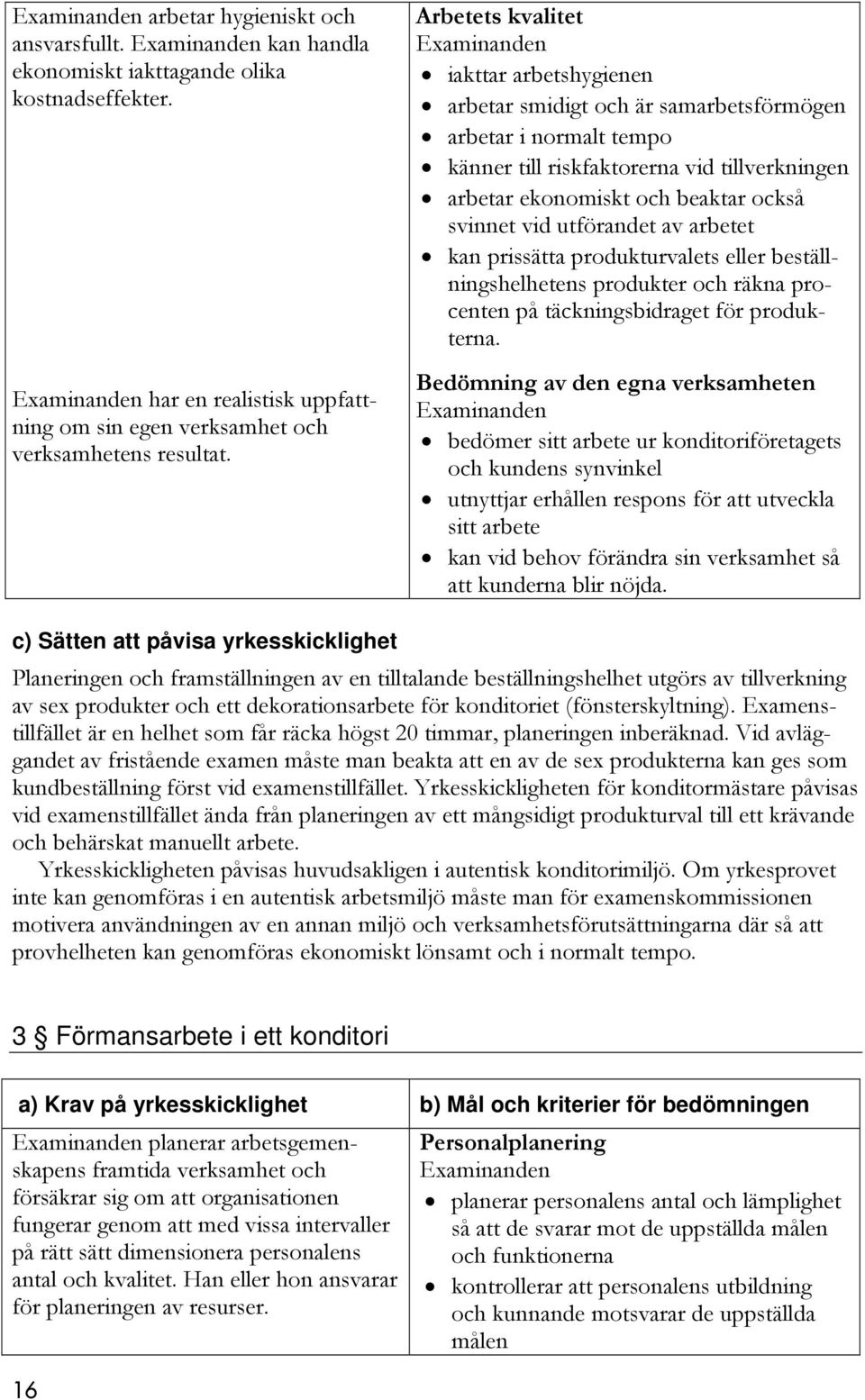 vid utförandet av arbetet kan prissätta produkturvalets eller beställningshelhetens produkter och räkna procenten på täckningsbidraget för produkterna.