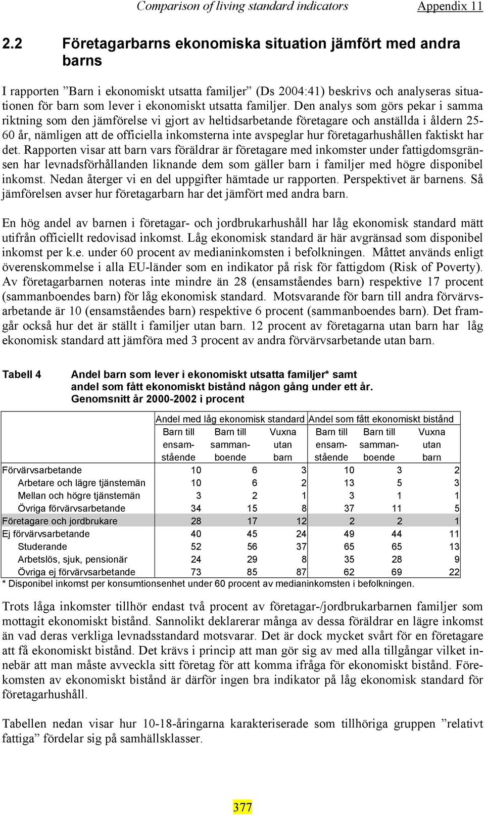 Den analys som görs pekar i samma riktning som den jämförelse vi gjort av heltidsarbetande företagare och anställda i åldern 25-60 år, nämligen att de officiella inkomsterna inte avspeglar hur