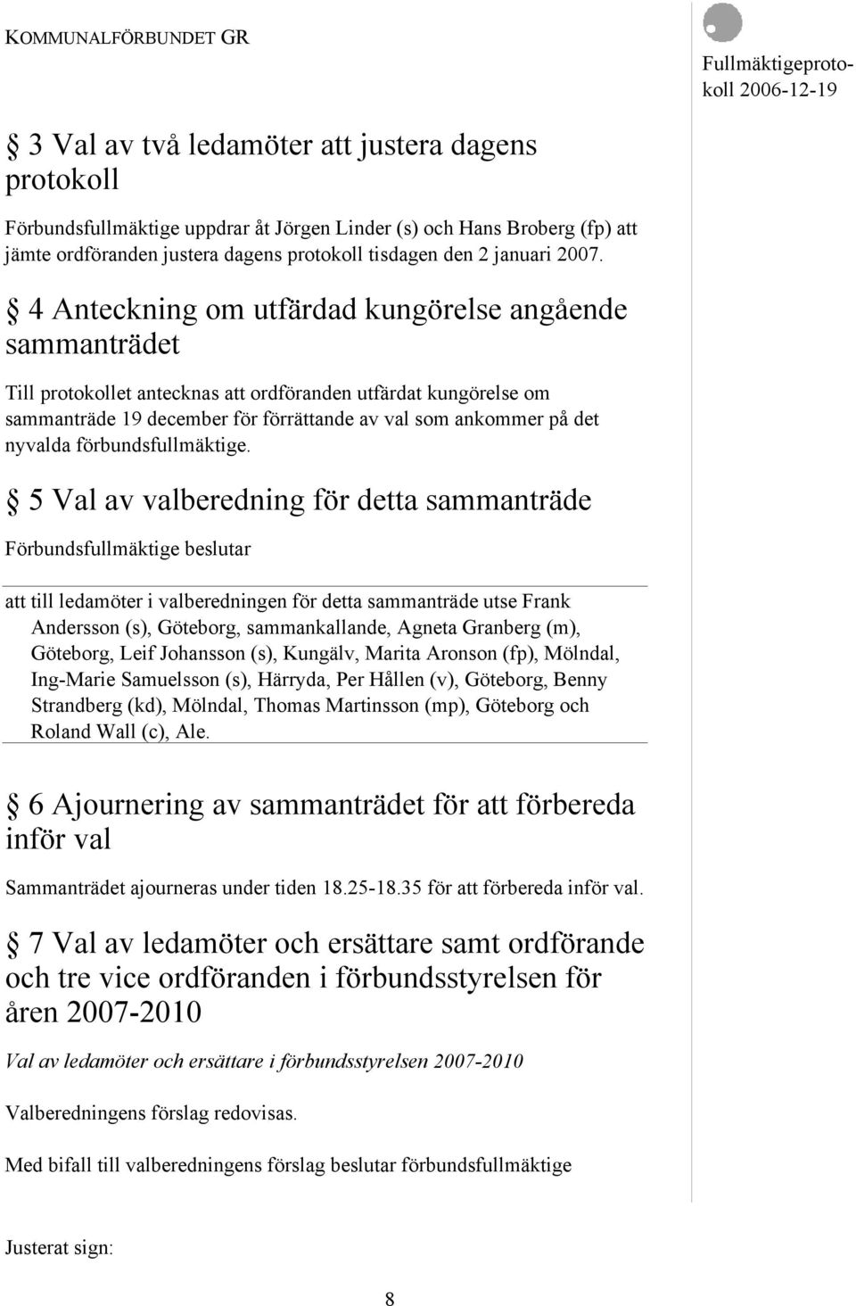 förbundsfullmäktige.