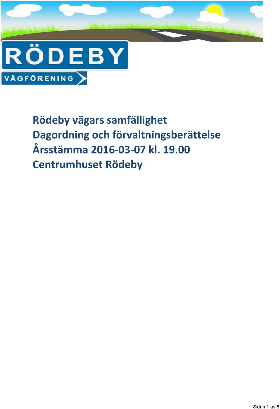 förvaltningsberättelse