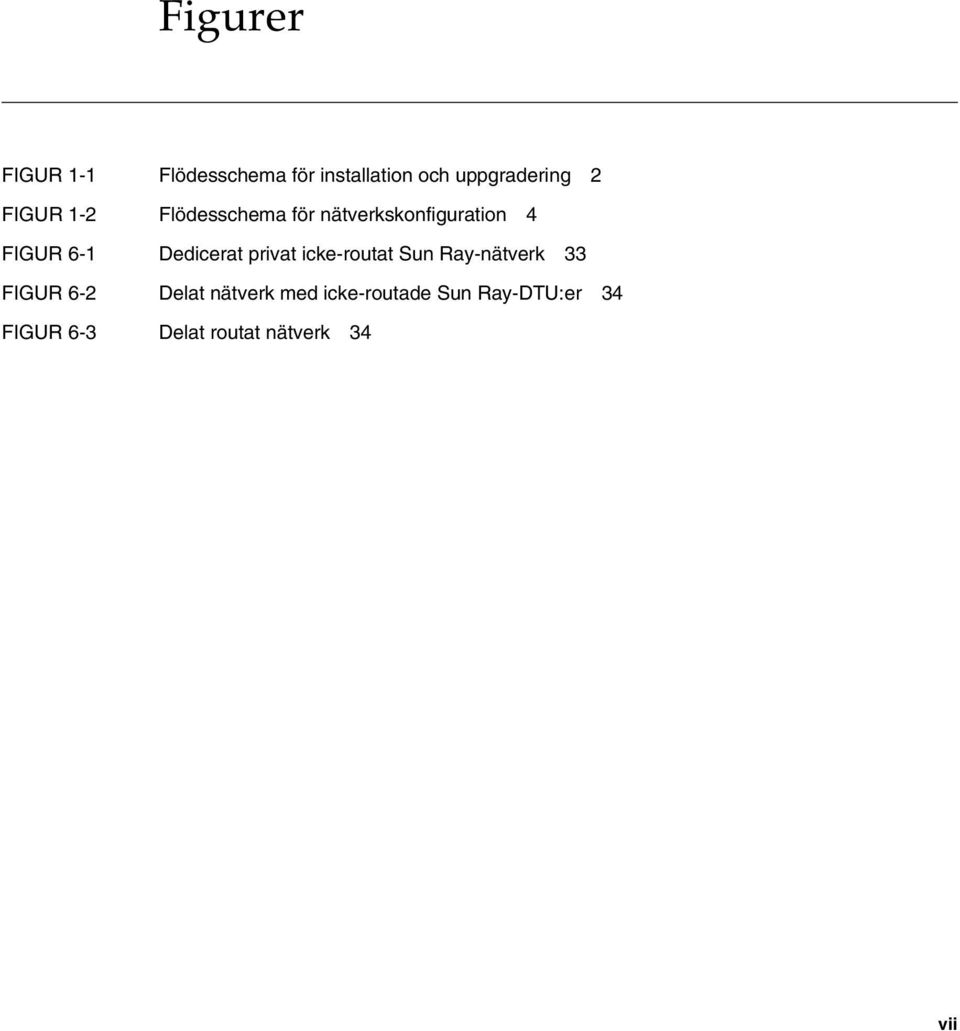 Dedicerat privat icke-routat Sun Ray-nätverk 33 FIGUR 6-2 Delat