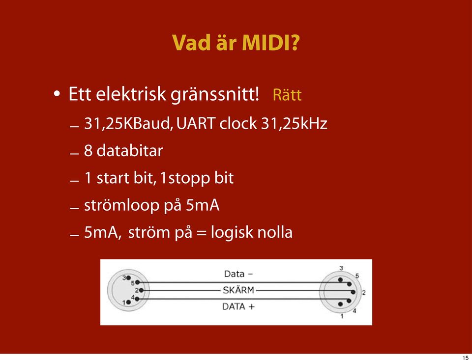databitar 1 start bit, 1stopp bit