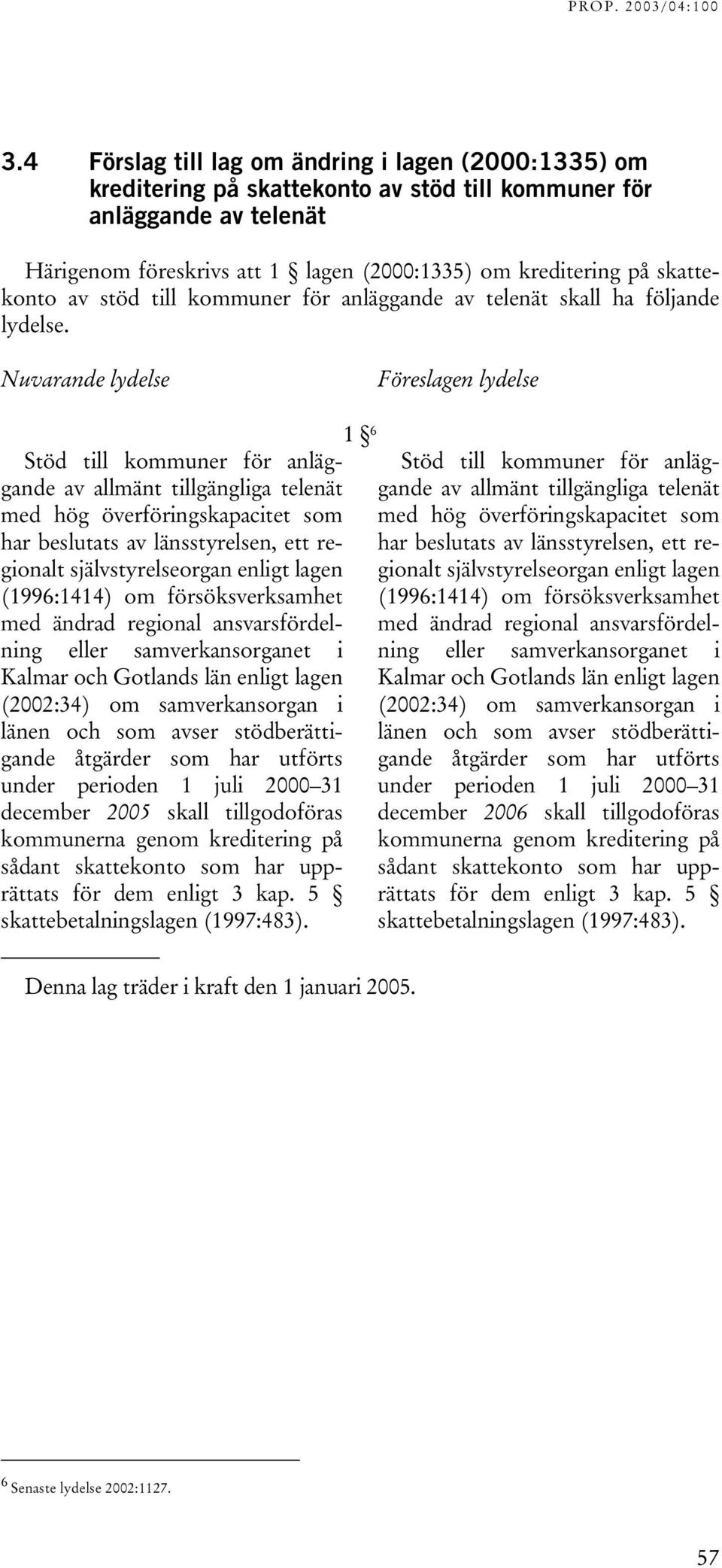 Stöd till kommuner för anläggande av allmänt tillgängliga telenät med hög överföringskapacitet som har beslutats av länsstyrelsen, ett regionalt självstyrelseorgan enligt lagen (1996:1414) om