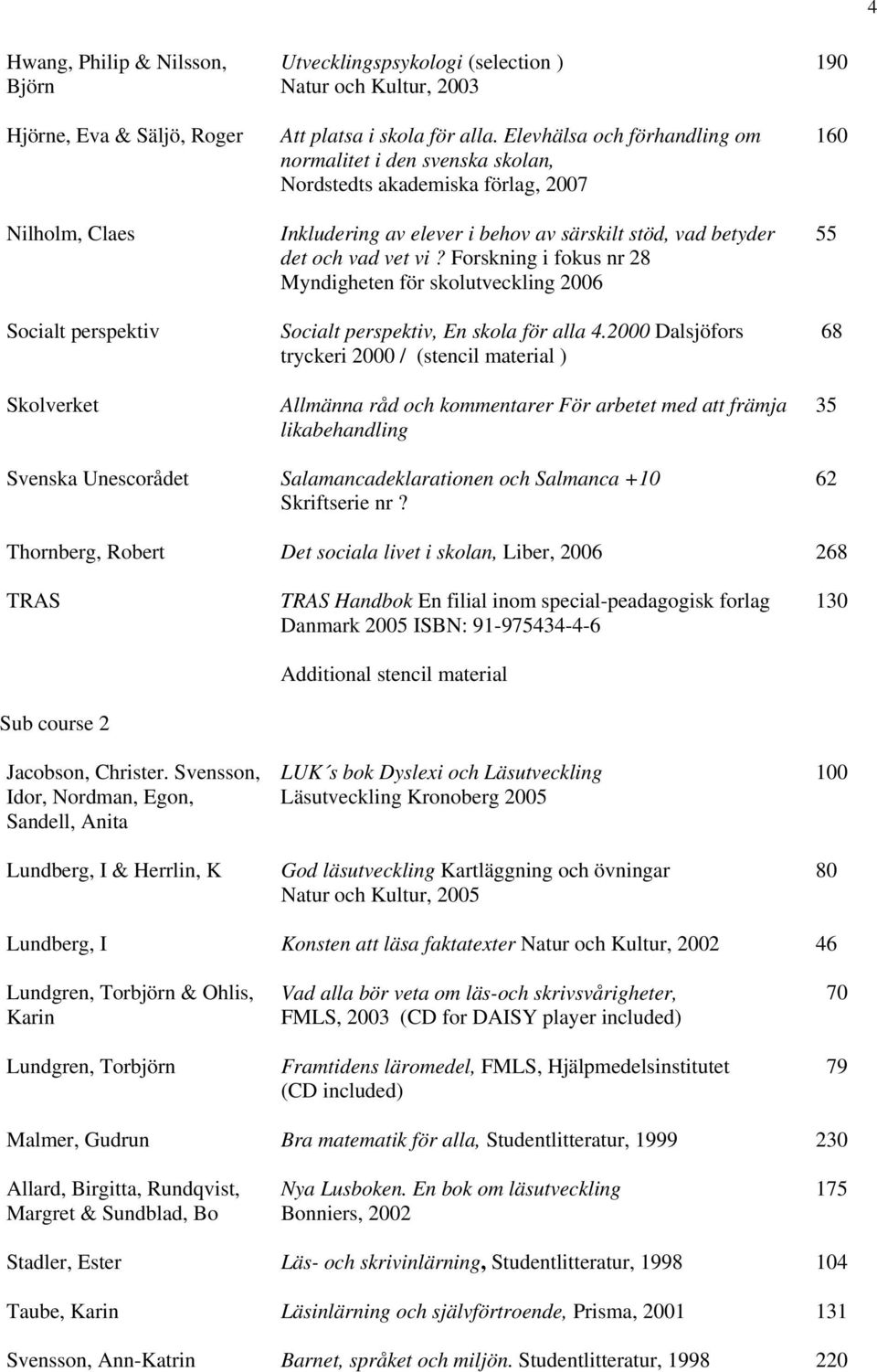 Forskning i fokus nr 28 Myndigheten för skolutveckling 2006 Socialt perspektiv, En skola för alla 4.