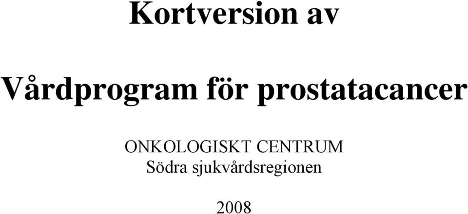 prostatacancer