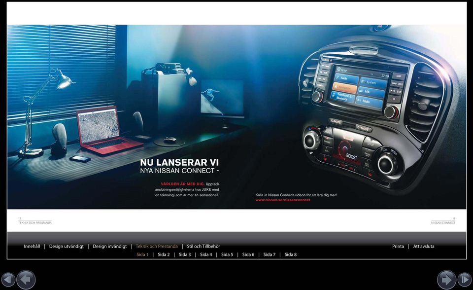 sensationell. Kolla in Nissan Connect-videon för att lära dig mer! www.nissan.