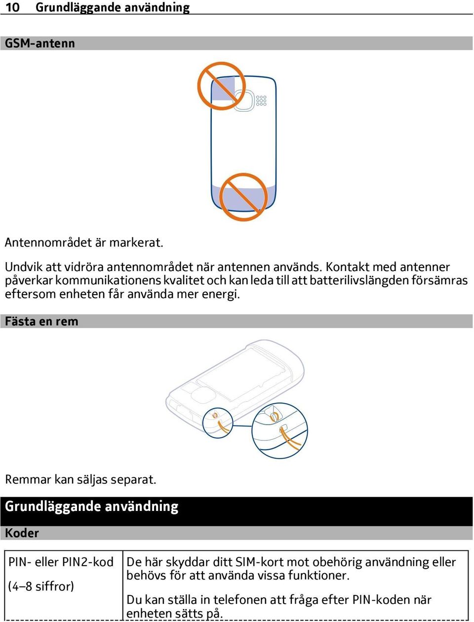 mer energi. Fästa en rem Remmar kan säljas separat.