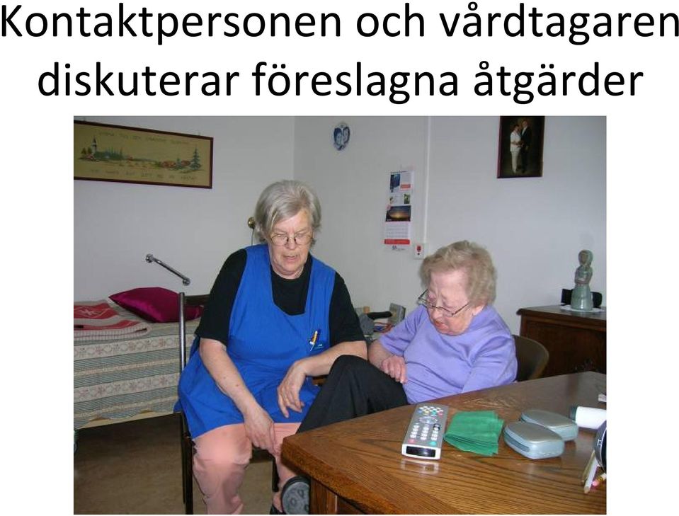 diskuterar