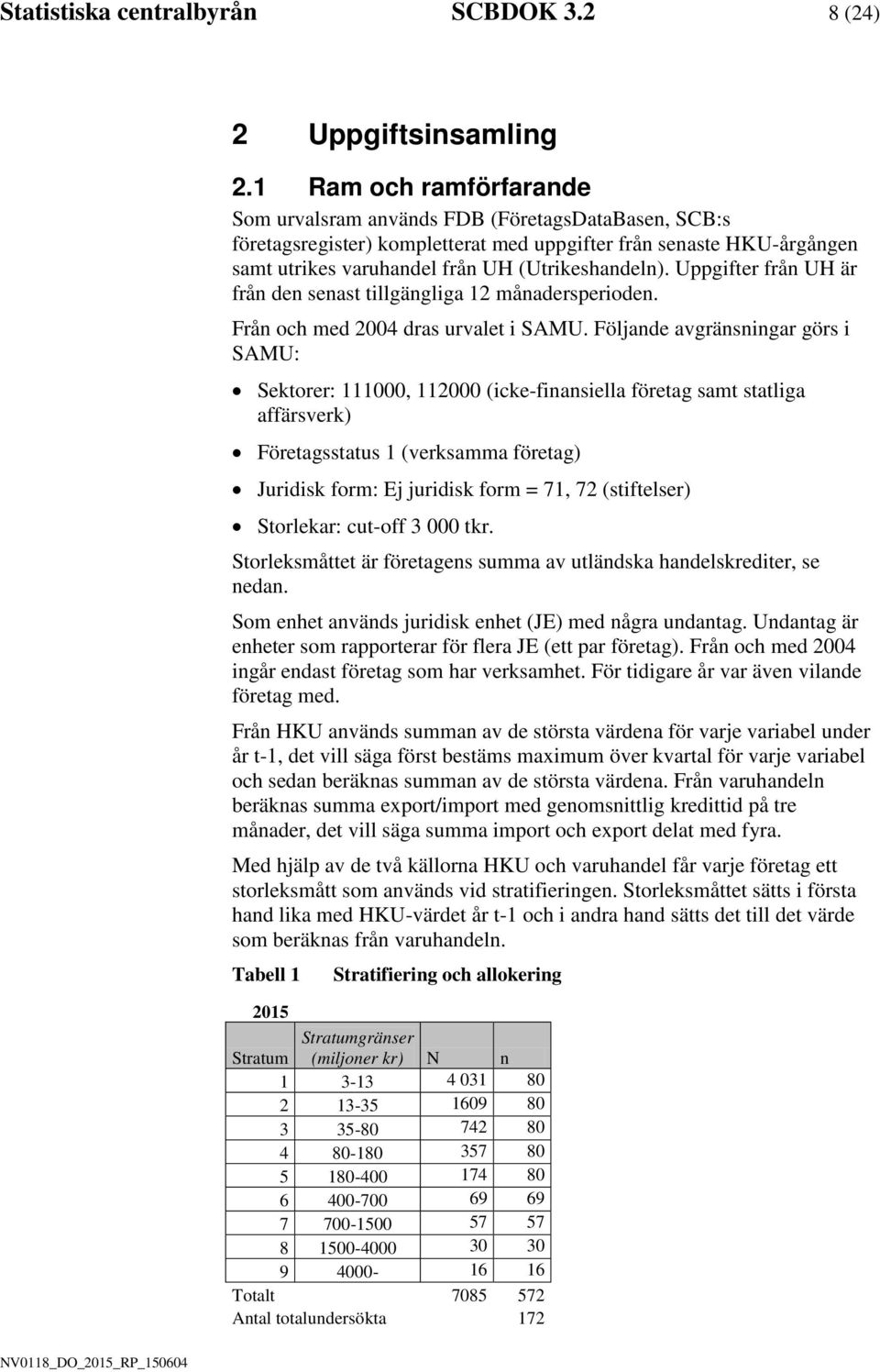 Uppgfter från UH är från den senast tllgänglga 12 månadersperoden. Från och med 2004 dras urvalet SAMU.