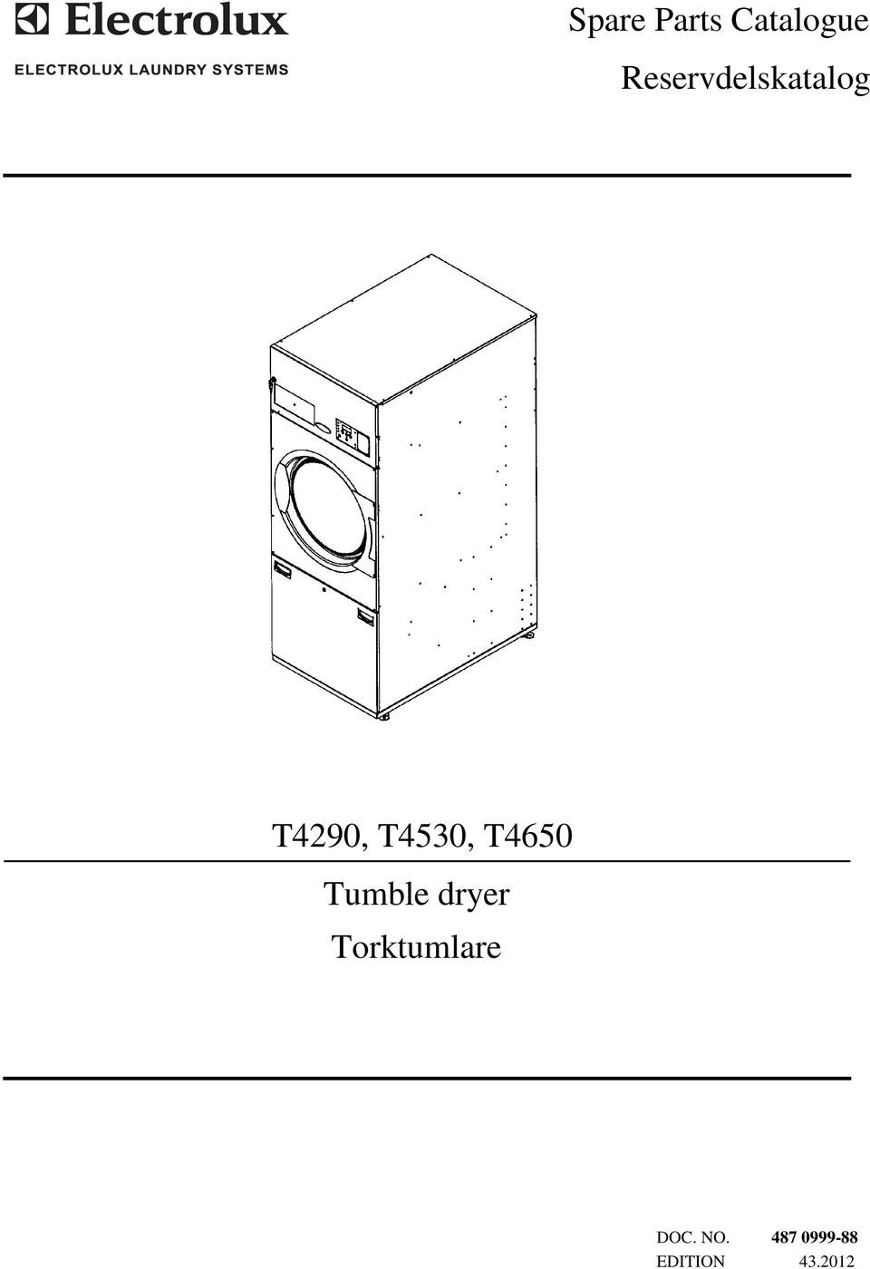 T4530, T4650 Tumble dryer