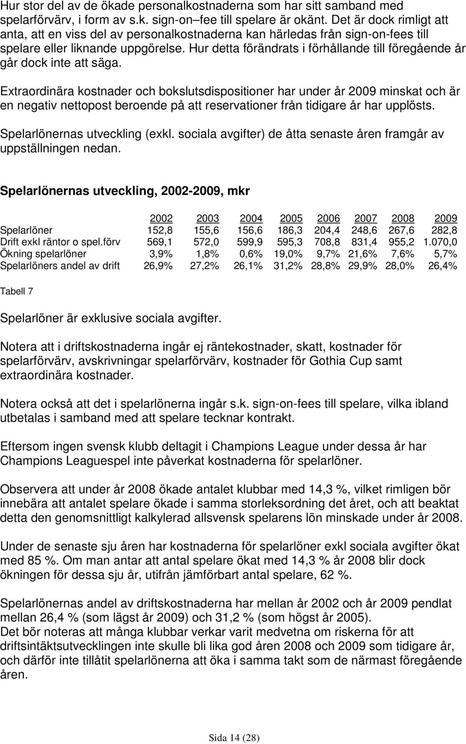 Hur detta förändrats i förhållande till föregående år går dock inte att säga.