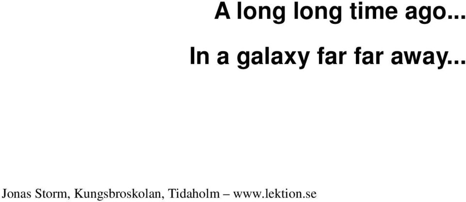 .. In a