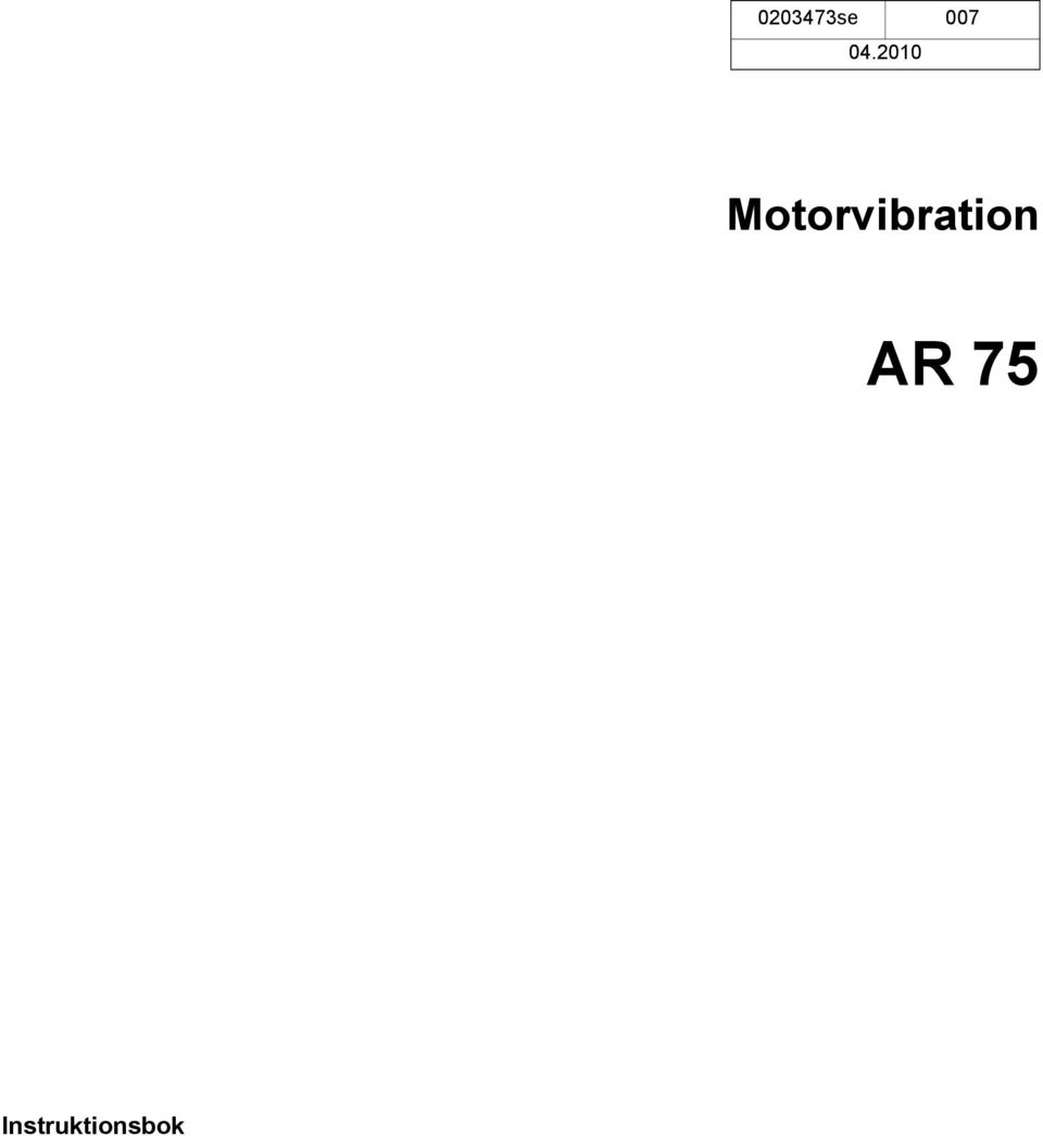 Motorvibration