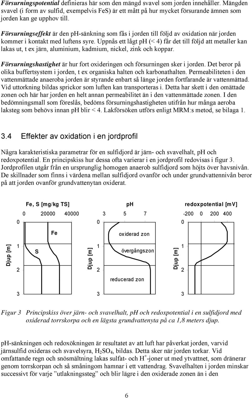 Försurningseffekt är den ph-sänkning som fås i jorden till följd av oxidation när jorden kommer i kontakt med luftens syre.