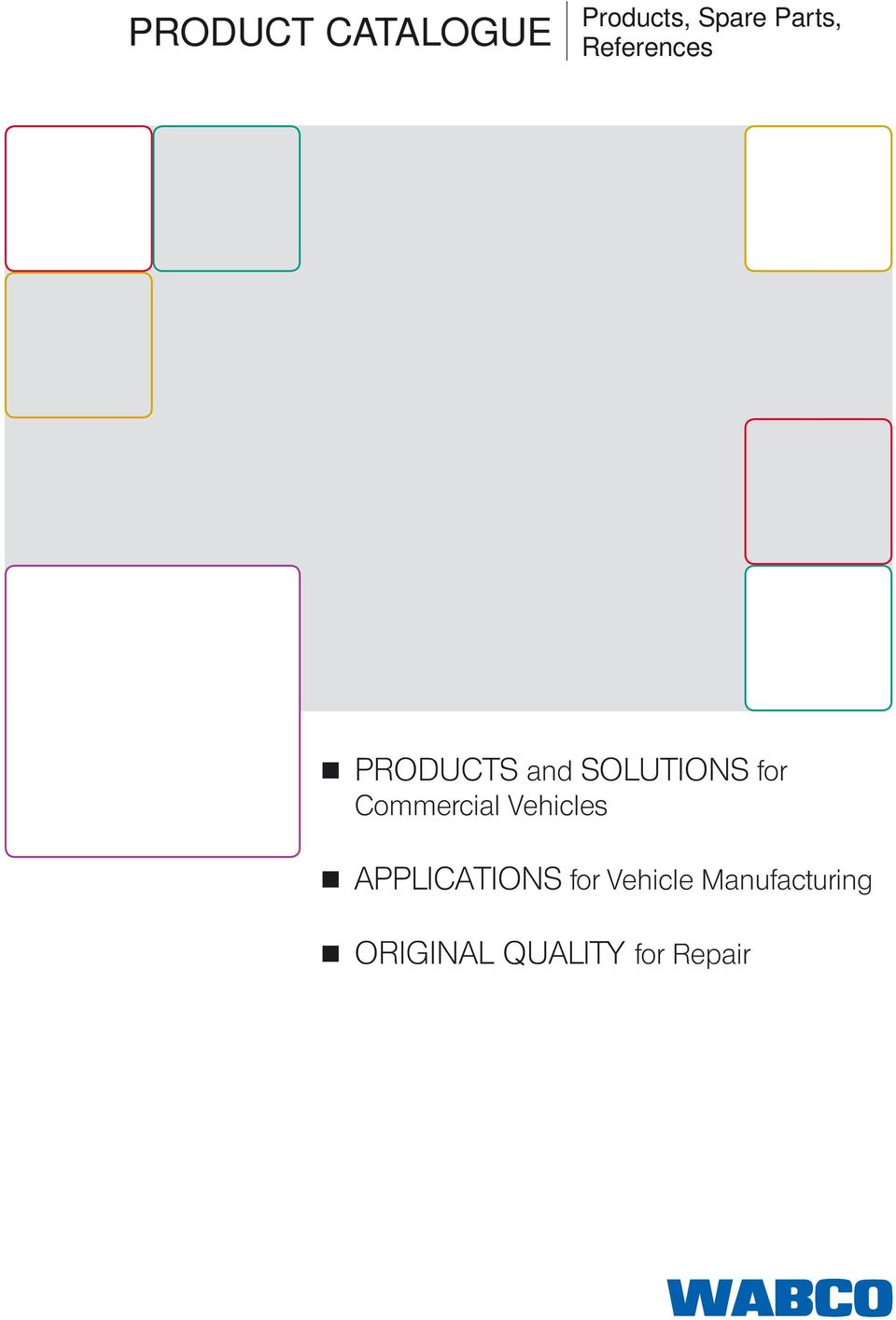 Commercial Vehicles APPLICATIONS for