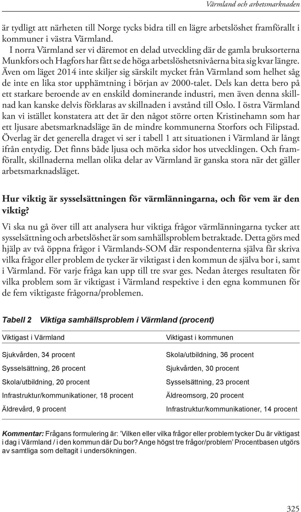 Även om läget 2014 inte skiljer sig särskilt mycket från Värmland som helhet såg de inte en lika stor upphämtning i början av 2000-talet.