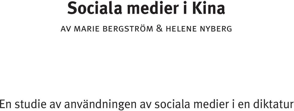 nyberg En studie av