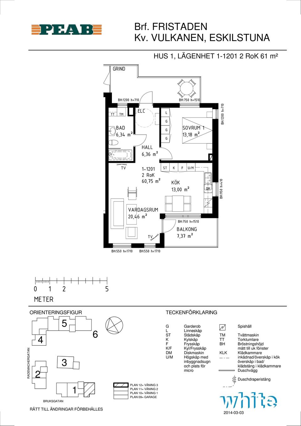 Ro 0,7 m² Ö,00 m² :90 h=0 VARDASRUM 0, m² BAON 7,7 m² :0 h=70 :0 h=70 RADEMACHERATAN