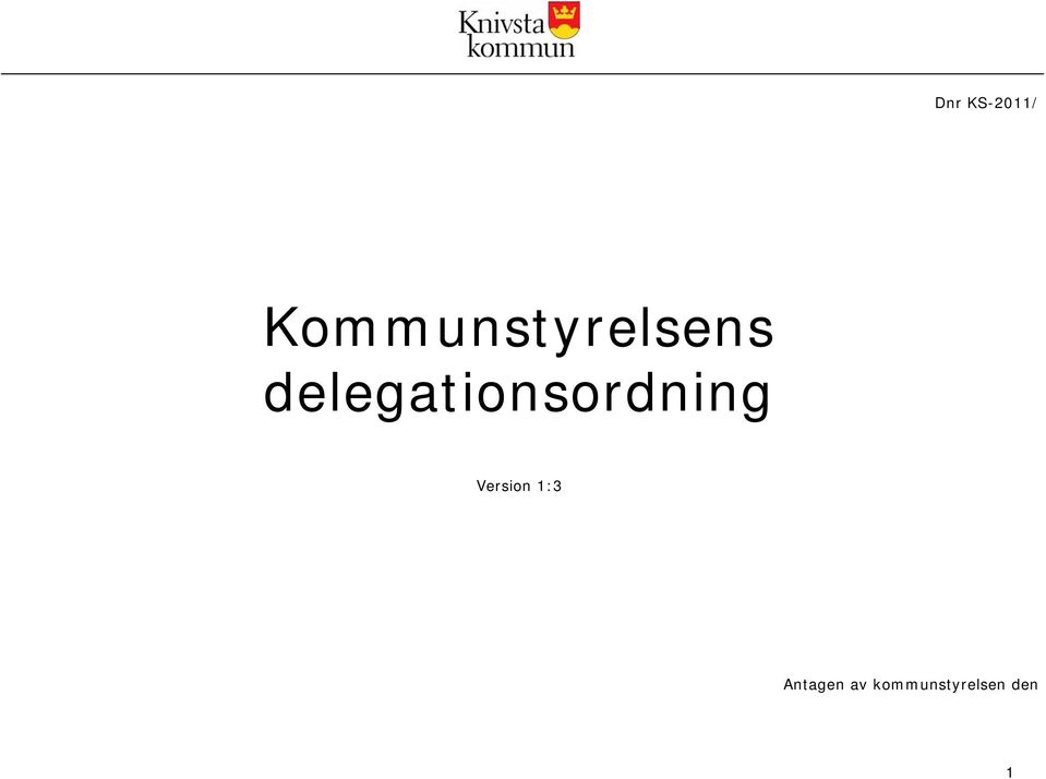 delegationsordning