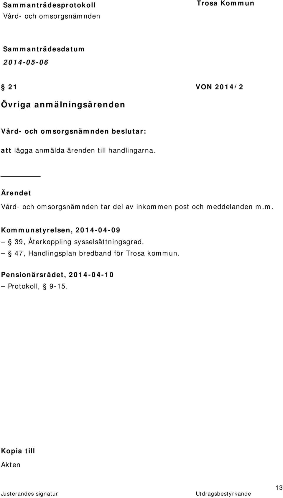 en post och me