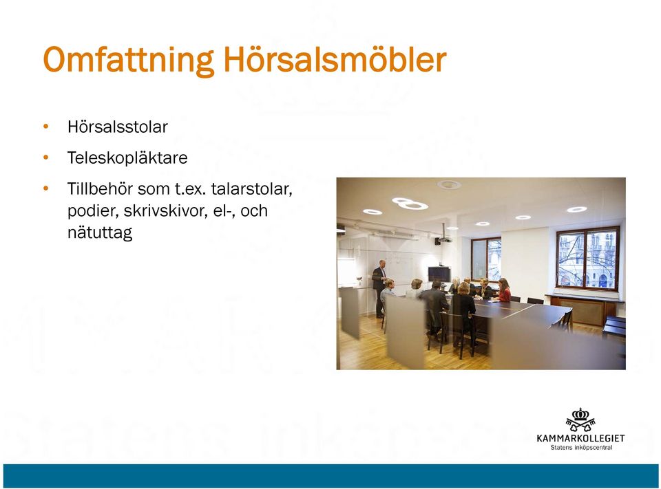 Tillbehör som t.ex.