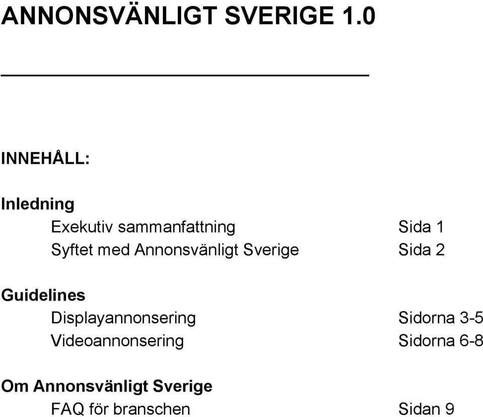 med Annonsvänligt Sverige Sida 2 Guidelines