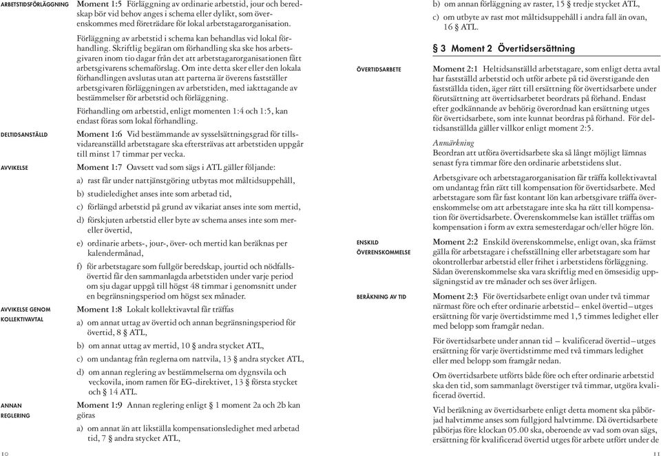 Skriftlig begäran om förhandling ska ske hos arbets - givaren inom tio dagar från det att arbetstagarorganisationen fått arbetsgivarens schemaförslag.