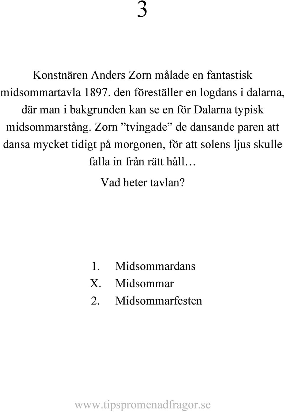 midsommarstång.