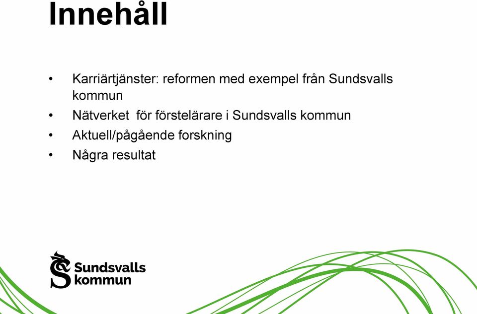 Nätverket för förstelärare i Sundsvalls