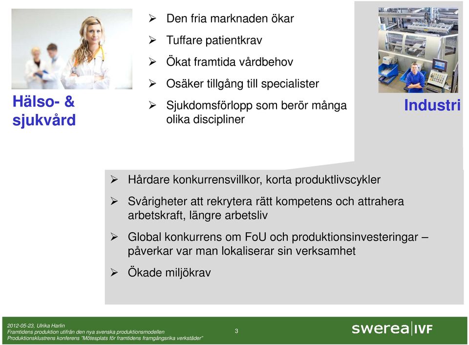 produktlivscykler Svårigheter att rekrytera rätt kompetens och attrahera arbetskraft, längre arbetsliv