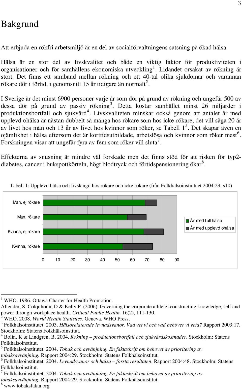 Det finns ett samband mellan rökning och ett 40-tal olika sjukdomar och varannan rökare dör i förtid, i genomsnitt 15 år tidigare än normalt 2.