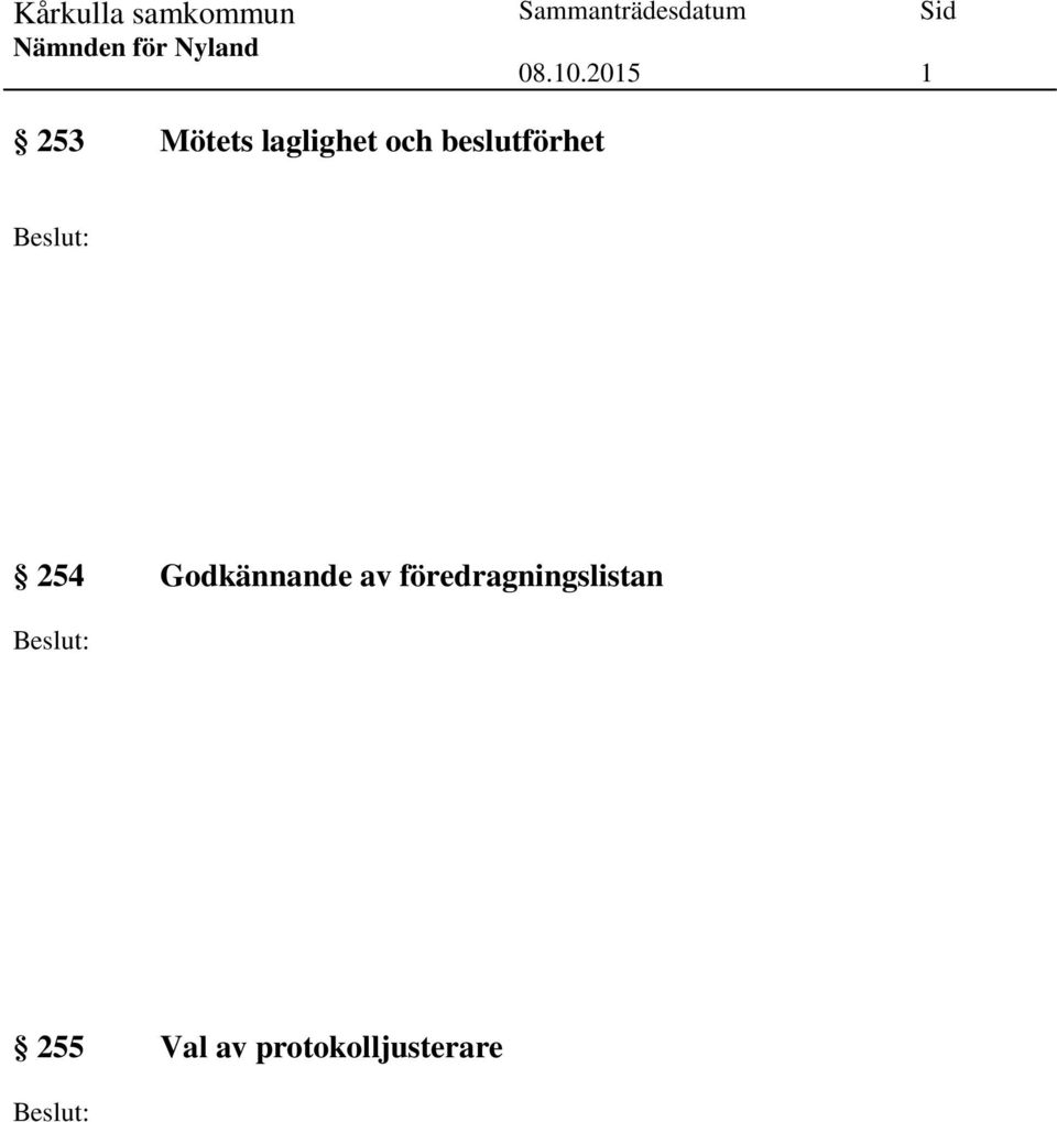 Godkännande av