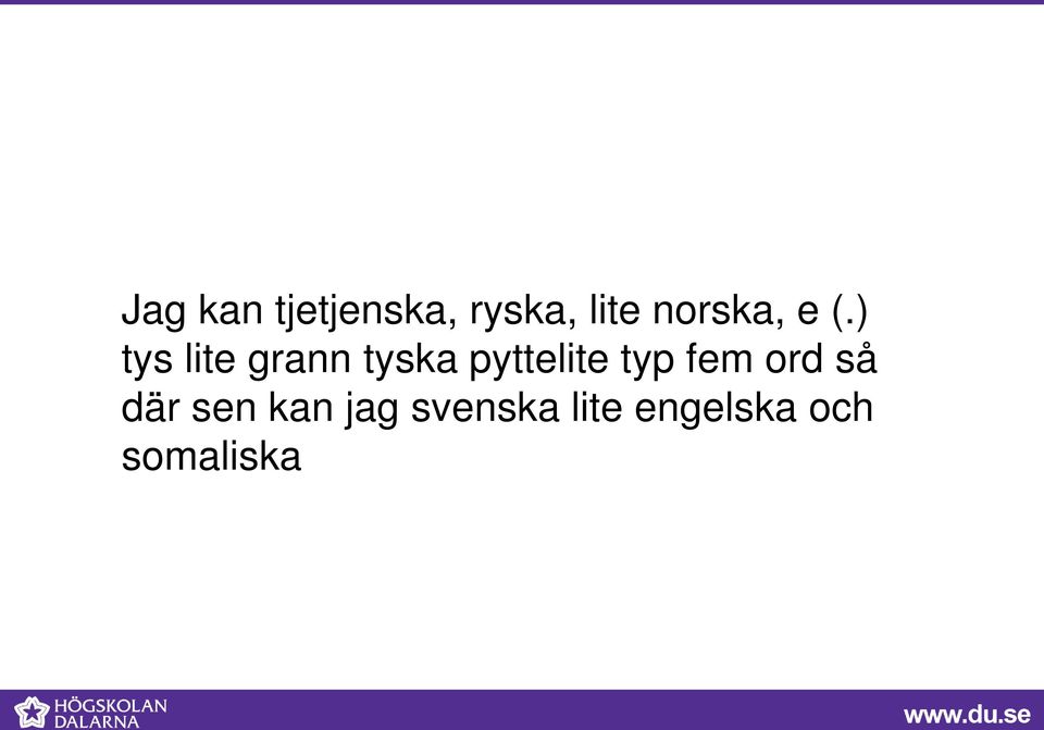 ) tys lite grann tyska pyttelite