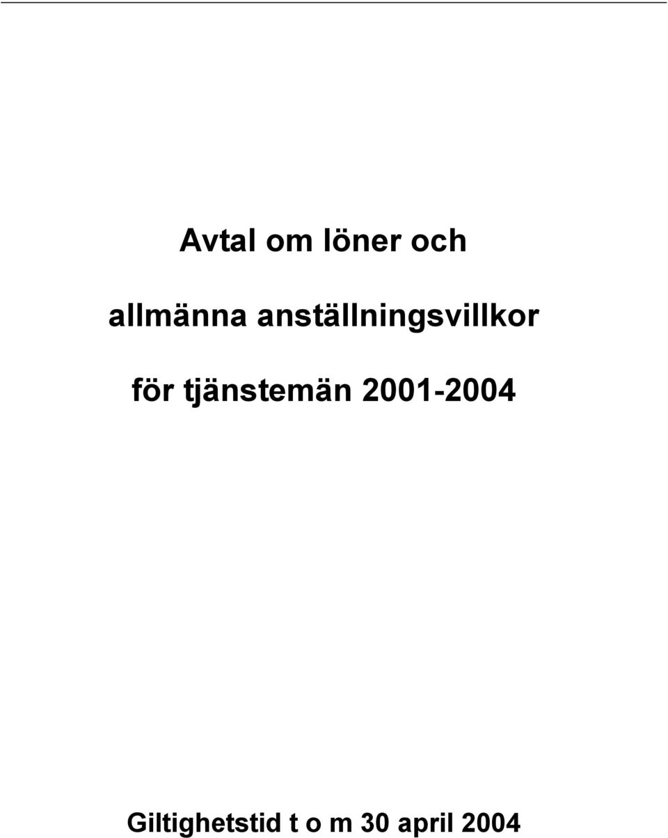 anställningsvillkor för