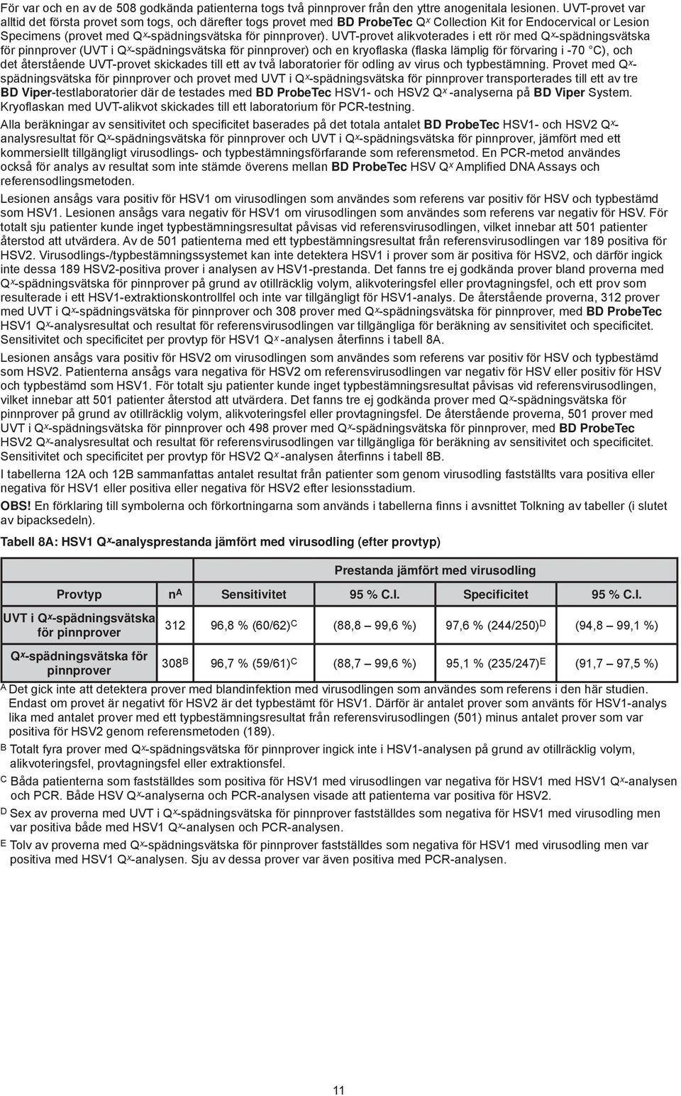 UVT-provet alikvoterades i ett rör med Q x -spädningsvätska för (UVT i Q x -spädningsvätska för ) och en kryoflaska (fl aska lämplig för förvaring i -70 C), och det återstående UVT-provet skickades