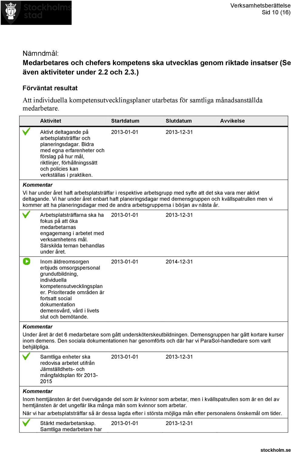 Bidra med egna erfarenheter och förslag på hur mål, riktlinjer, förhållningssätt och policies kan verkställas i praktiken.