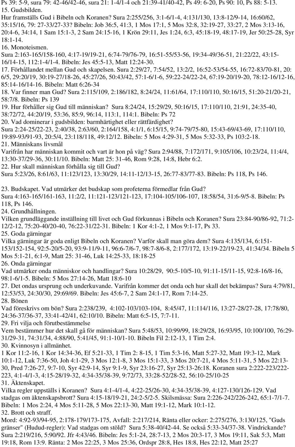 Bibeln: Job 36:5, 41:3, 1 Mos 17:1, 5 Mos 32:8, 32:19-27, 33:27, 2 Mos 3:13-16, 20:4-6, 34:14, 1 Sam 15:1-3, 2 Sam 24:15-16, 1 Krön 29:11, Jes 1:24, 6:3, 45:18-19, 48:17-19, Jer 50:25-28, Syr 18:1-14.