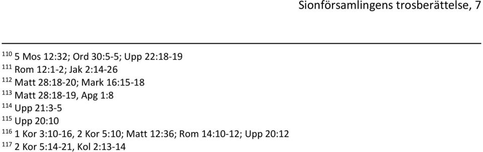 113 Matt 28:18-19, Apg 1:8 114 Upp 21:3-5 115 Upp 20:10 116 1 Kor