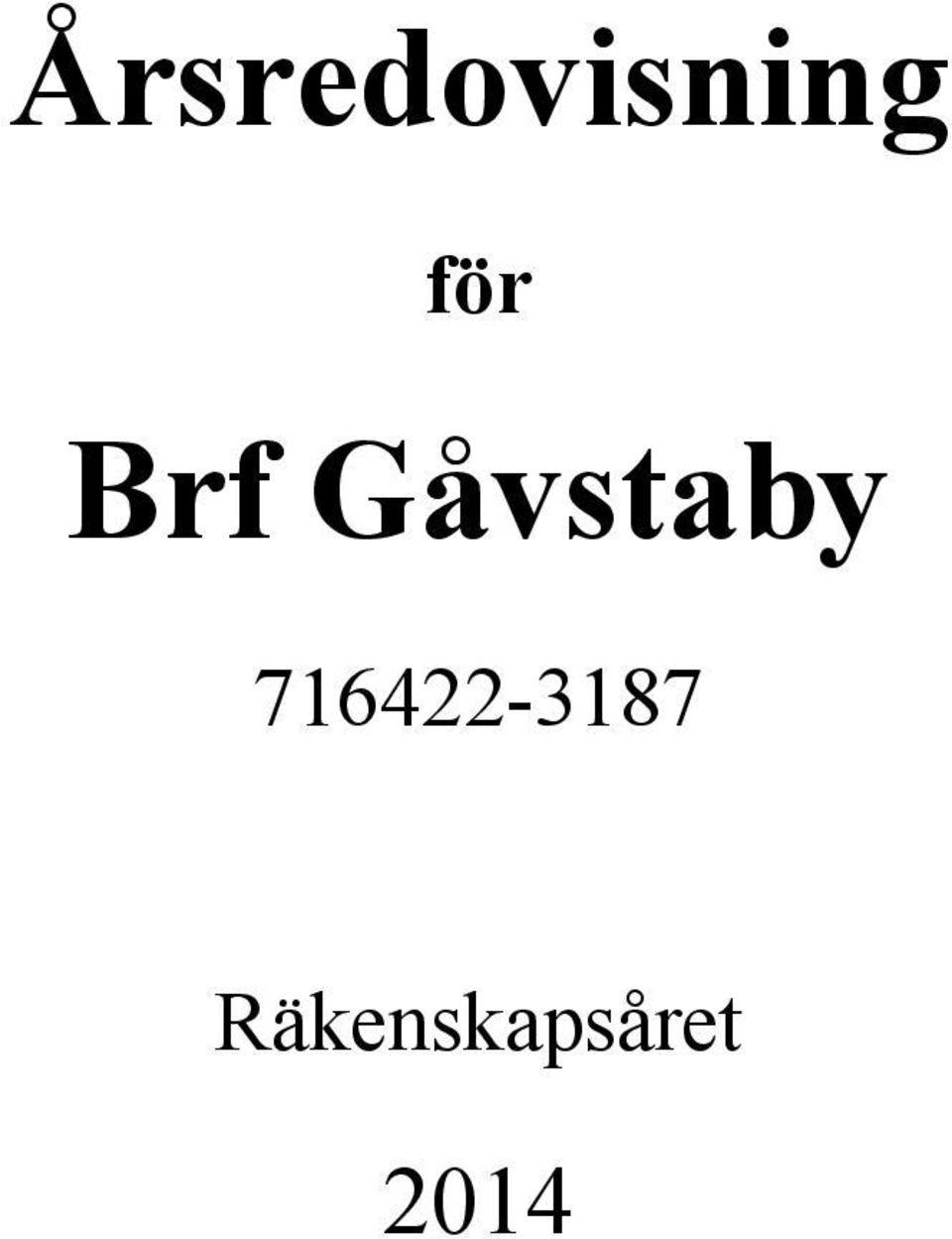 Gåvstaby