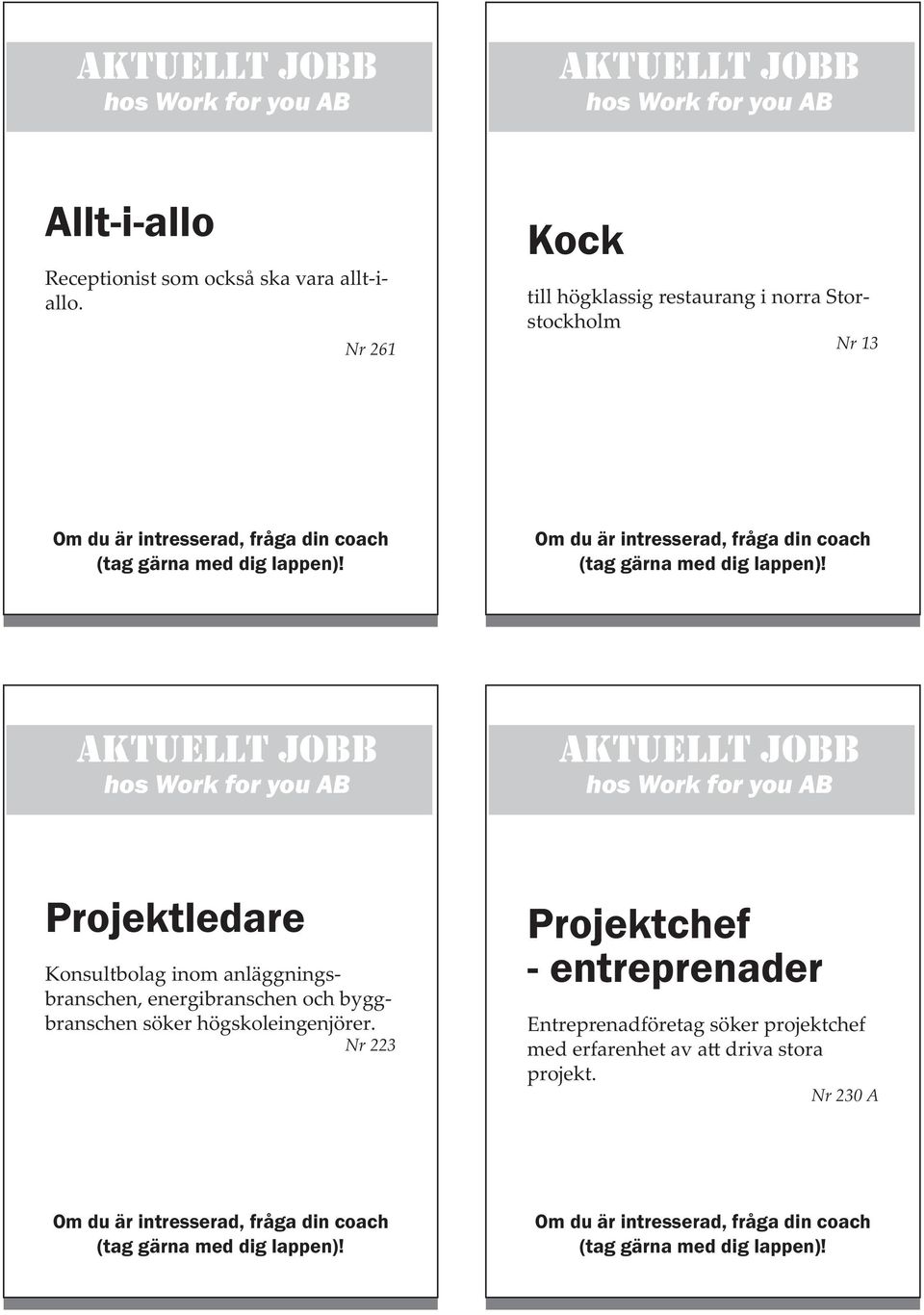 Konsultbolag inom anläggningsbranschen, energibranschen och byggbranschen söker