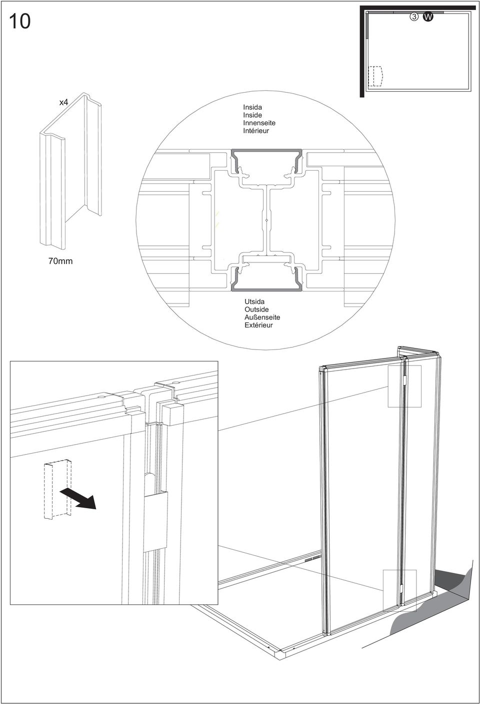 Intérieur 70mm Utsida