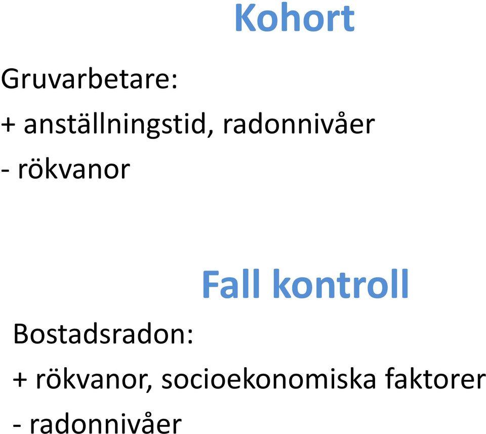 rökvanor Fall kontroll