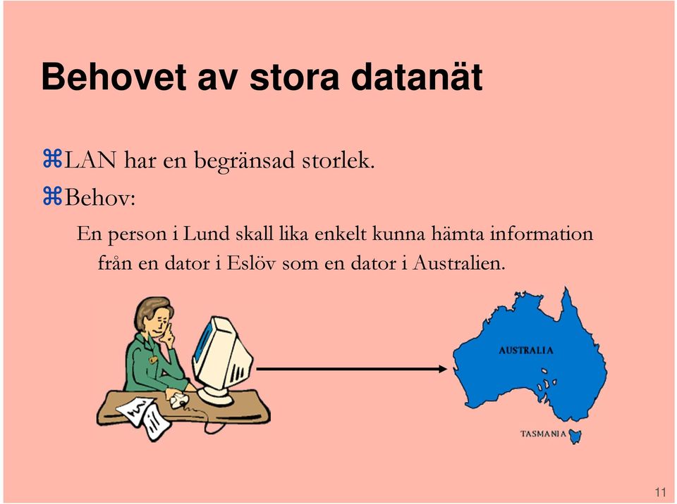 Behov: En person i Lund skall lika enkelt