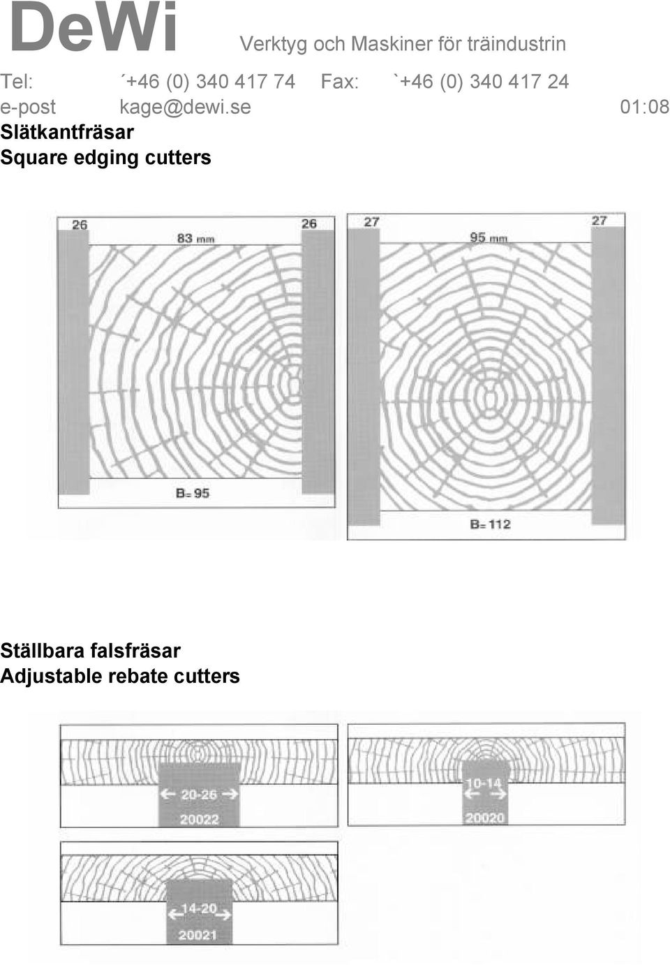 Square edging cutters