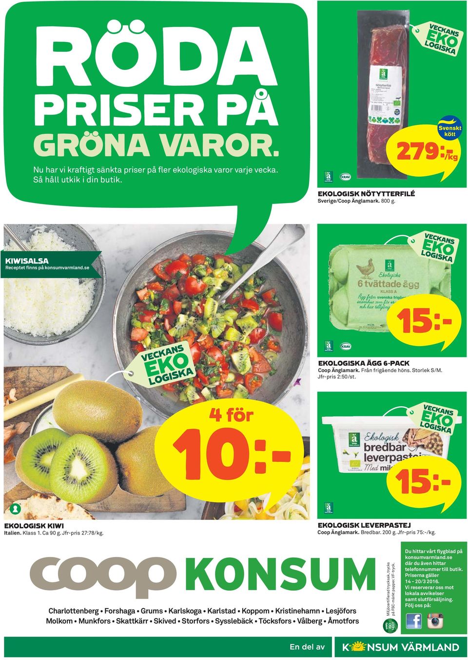 Ca 90 g. Jfr-pris 27:78/kg. EKOLOGISK LEVERPASTEJ Coop Änglamark. Bredbar. 200 g. Jfr-pris 75:-/kg.