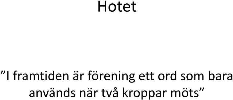 ord som bara