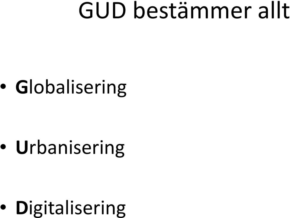 Globalisering