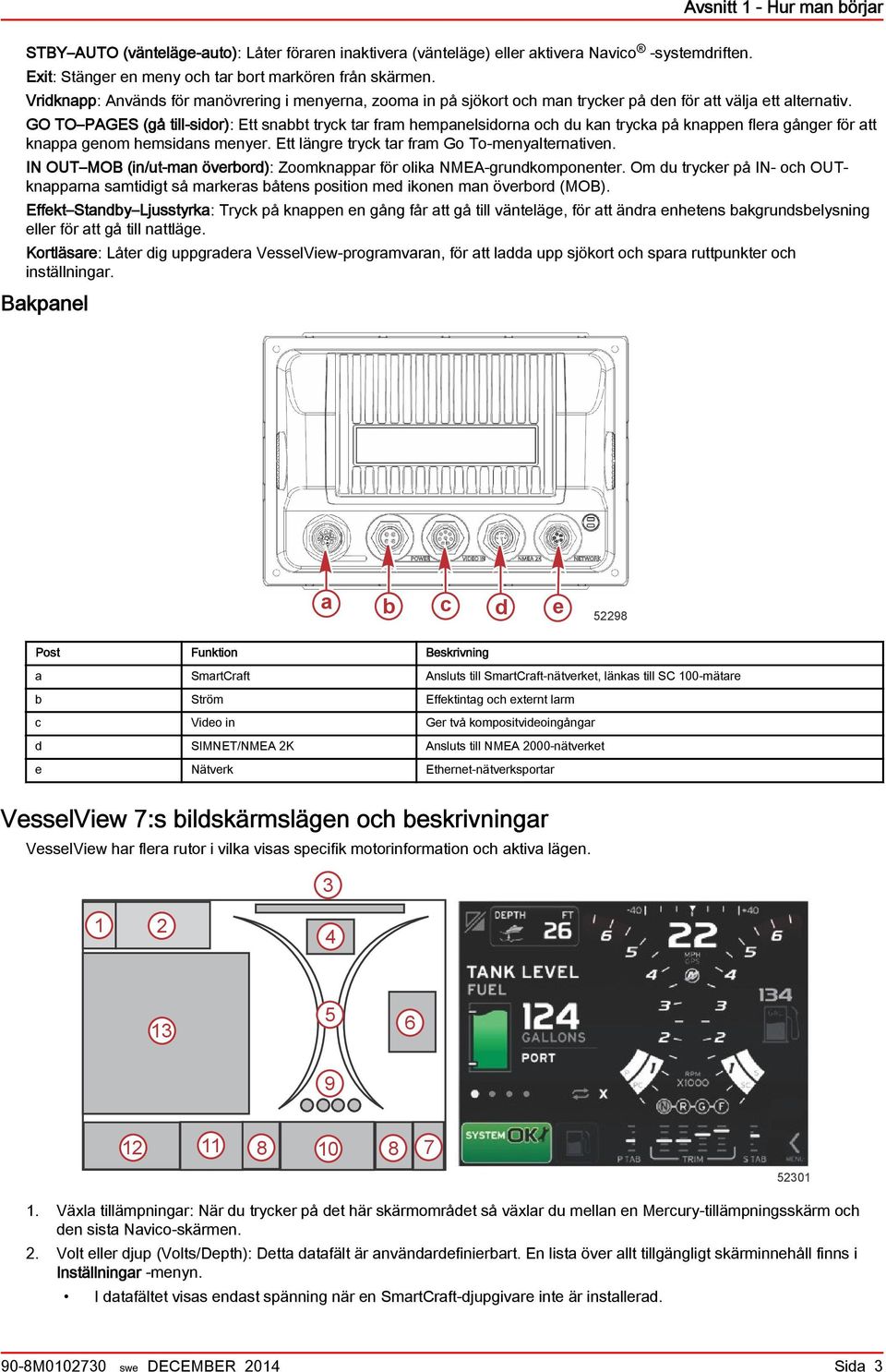 GO TO PAGES (gå till-sidor): Ett snt tryck tr frm hempnelsidorn och du kn tryck på knppen fler gånger för tt knpp genom hemsidns menyer. Ett längre tryck tr frm Go To-menylterntiven.