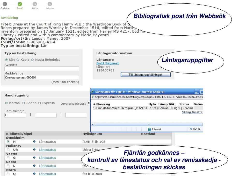 godkännes kontroll av lånestatus