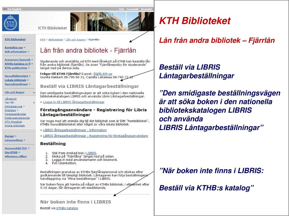 boken i den nationella bibliotekskatalogen LIBRIS och använda LIBRIS